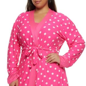 Polka Dot Robe Set